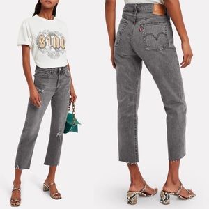 Levi’s Premium Wedgie Icon High-Rise Jeans in Cabo Smoke Size 25 Free People